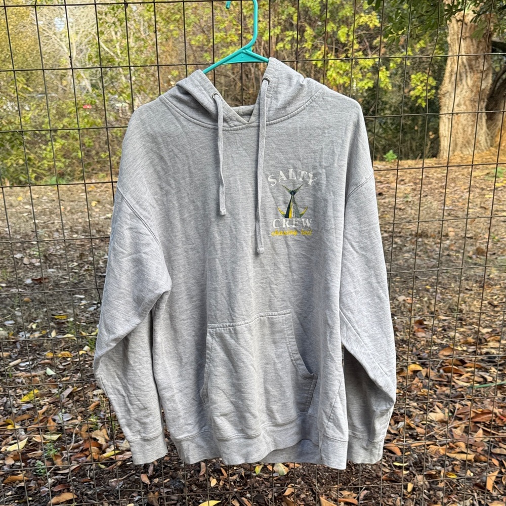 Salty Crew Light Gray Chasing Tail Hoodie